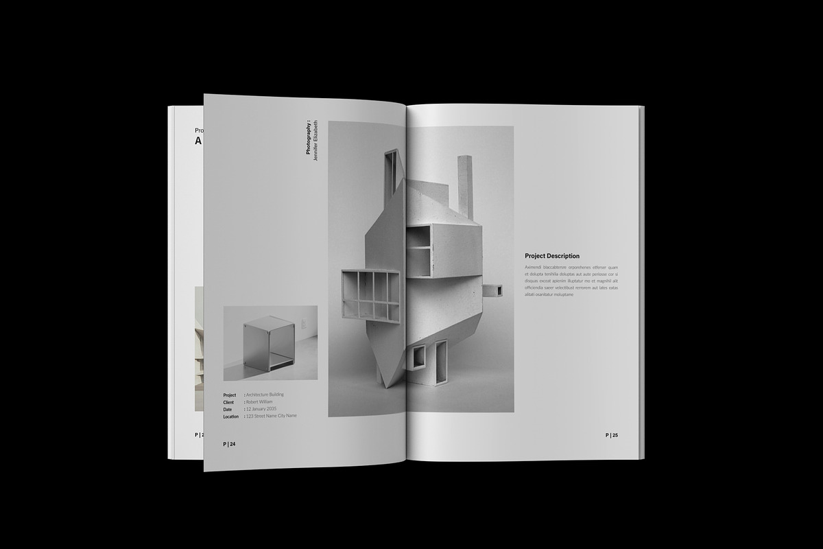 Professional Portfolio Template, a Brochure Template by NorthPeak (Photo 10 of 13)