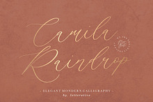 Camila Raindrop - Elegant Font