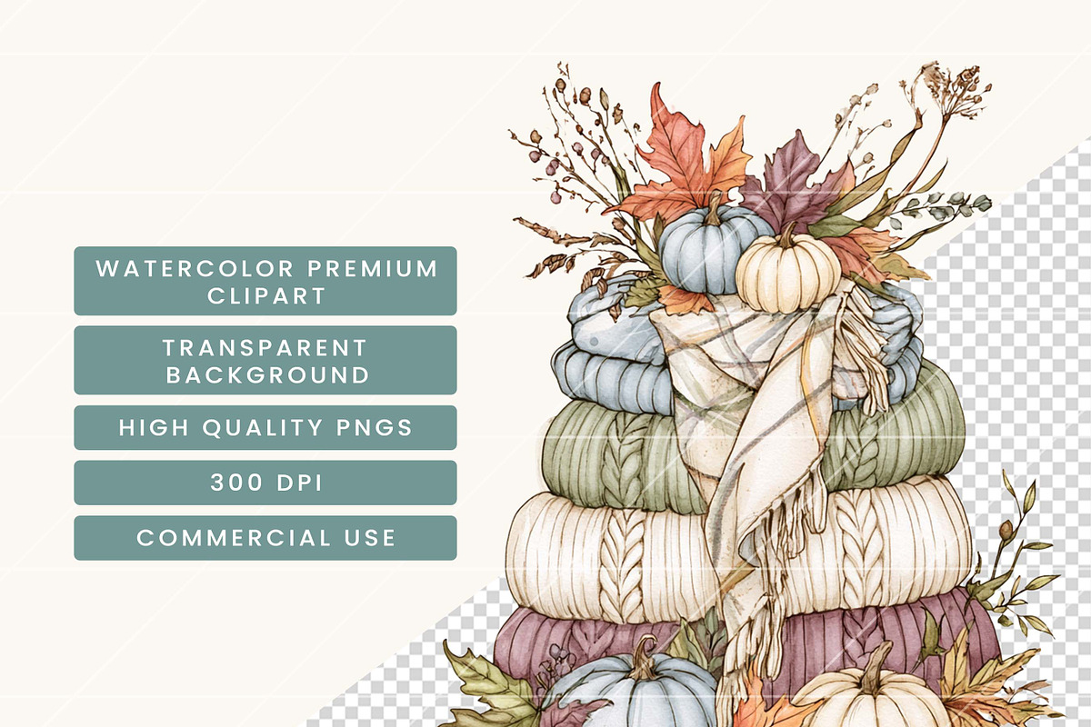 Rustic Autumn Wildlife Clipart, an Object Illustration by BusyDaydesign (Photo 7 of 9)