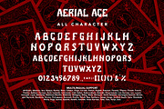 AerialAce- Blackletter Typeface Font, a Blackletter Font by AQR Studio (Thumbnail 9 of 9)