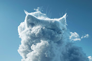 90 Clouds animals against a blue sky, an Animal Illustration by Handmadefont (Thumbnail 45 of 64)