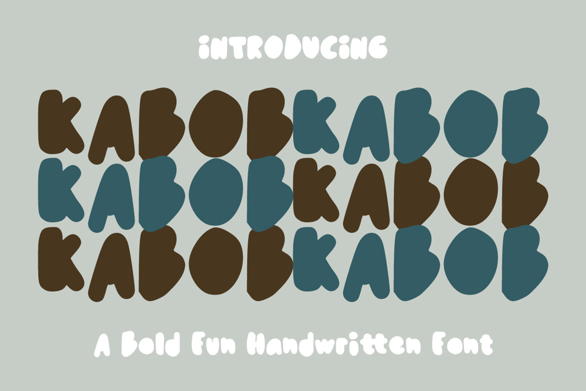 Kabob - Bold | Handwritten | Display, a Font by Kreativ Space (Photo 6 of 10)