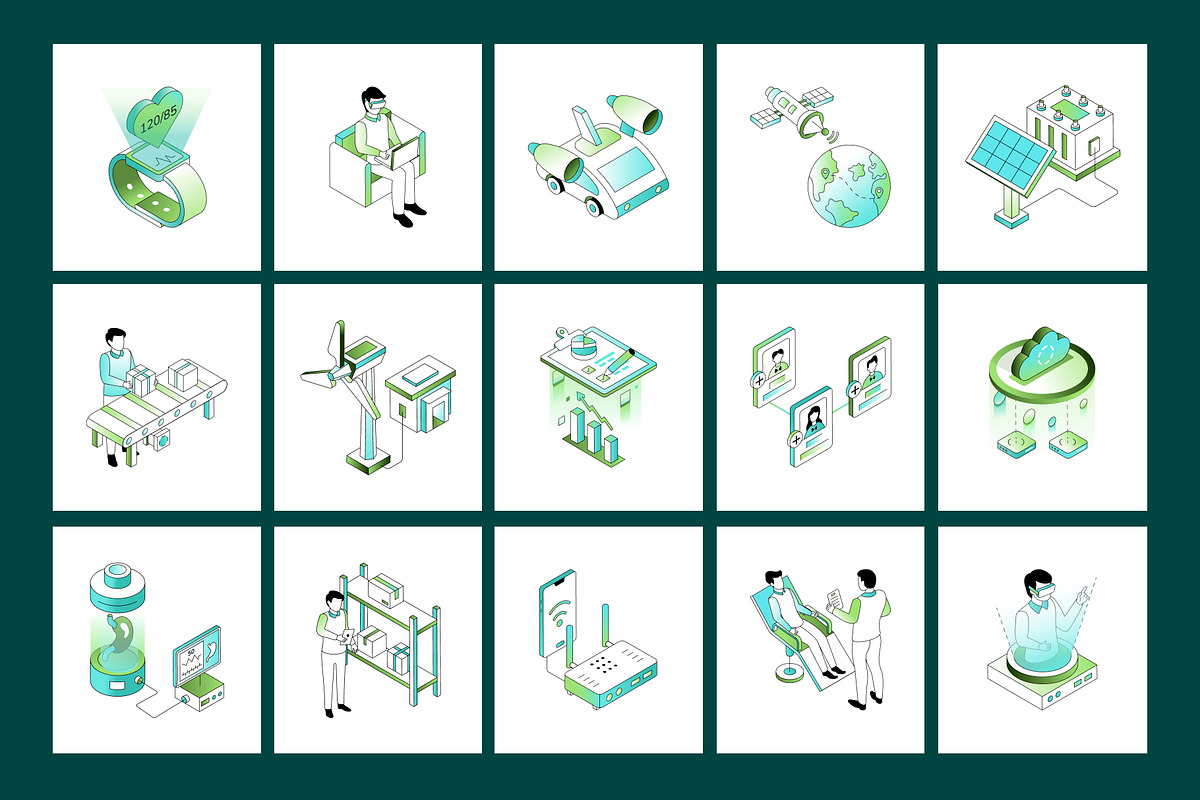 Animated Future Tech and Innovation, a Technology Illustration by Prosymbols (Photo 6 of 7)