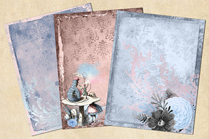 Blue And Blush Alice Journal Paper