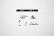 36 Monument Landmark Icons - Travel, an Outline Icon by Hatch Design Workshop (Thumbnail 7 of 9)