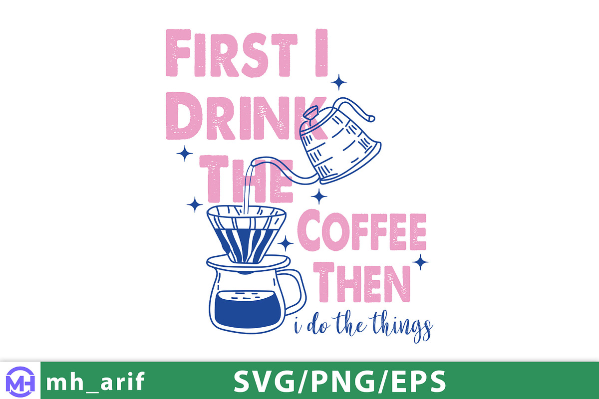 Coffee Pour over Hand-drawn SVG PNG, a Graphic by mh_arif (Photo 2 of 3)
