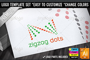 Zigzag Dots Abstract Z Letter Logo, a Branding & Logo Template by joyologo (Thumbnail 1 of 3)
