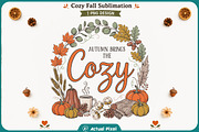 Cozy Fall Sublimation Quotes Bundle, a Seasonal Illustration by Actual Pixel (Thumbnail 2 of 20)