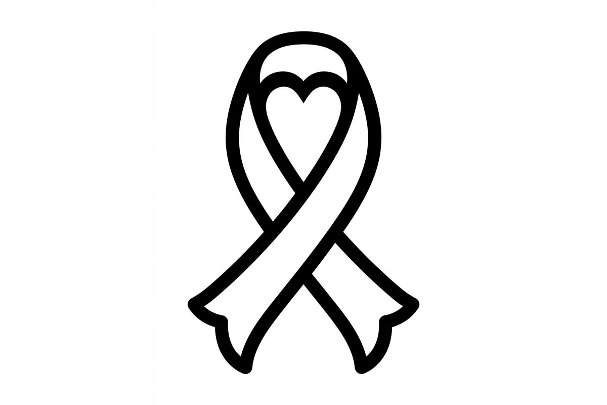 Breast Cancer Heart Ribbon SVG, a Seasonal Illustration by abu67222 (Photo 8 of 13)