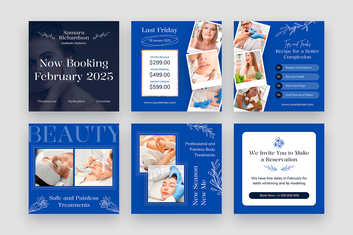 Aesthetic Beauty Salon Instagram, a Social Media Template by artbart (Photo 5 of 12)