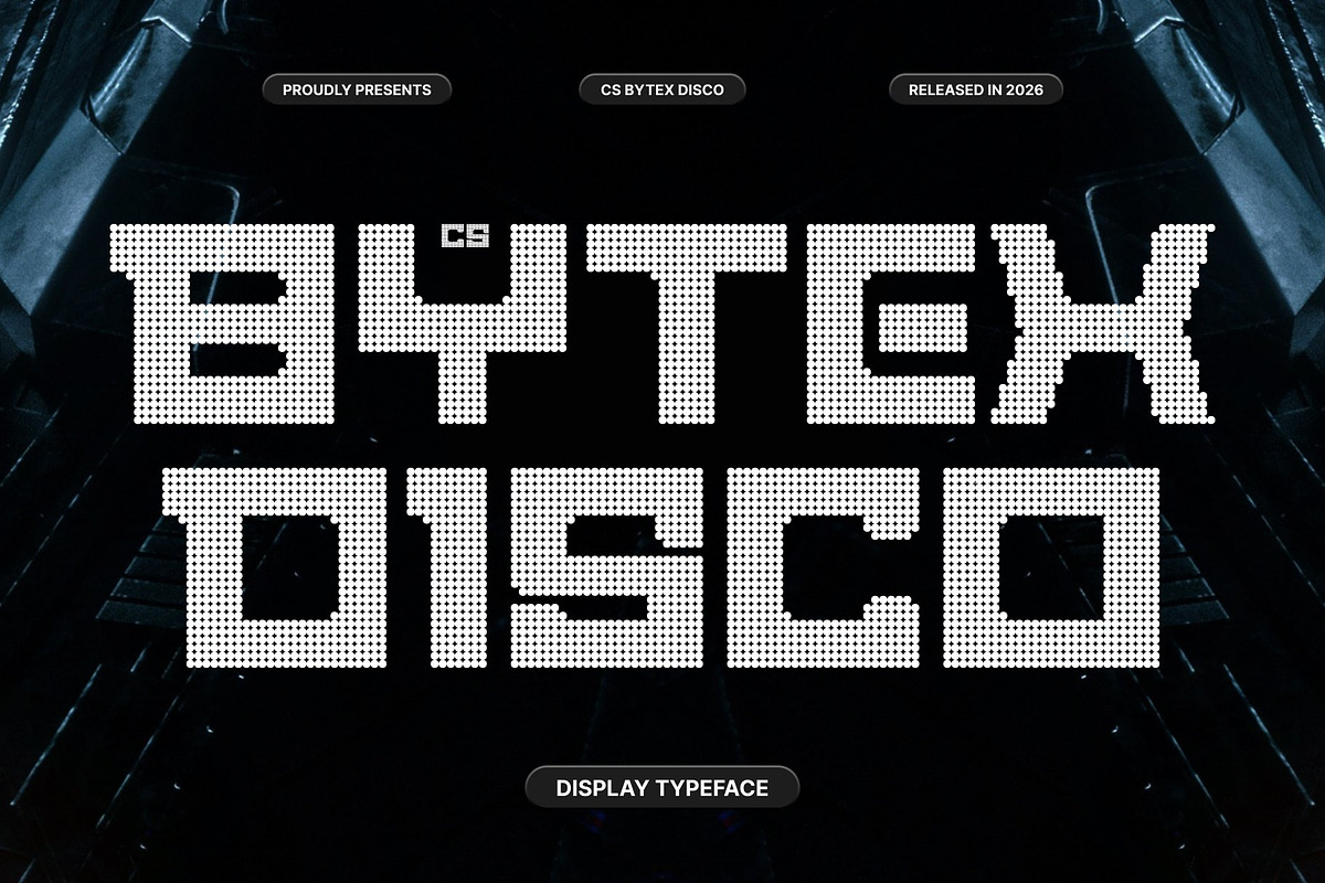 CS Bytex Disco, a Sans Serif Font by Craft Supply Co. (Photo 1 of 8)