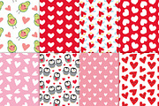Valentine seamless patterns set, a Pattern Graphic by Swetsol (Thumbnail 2 of 7)