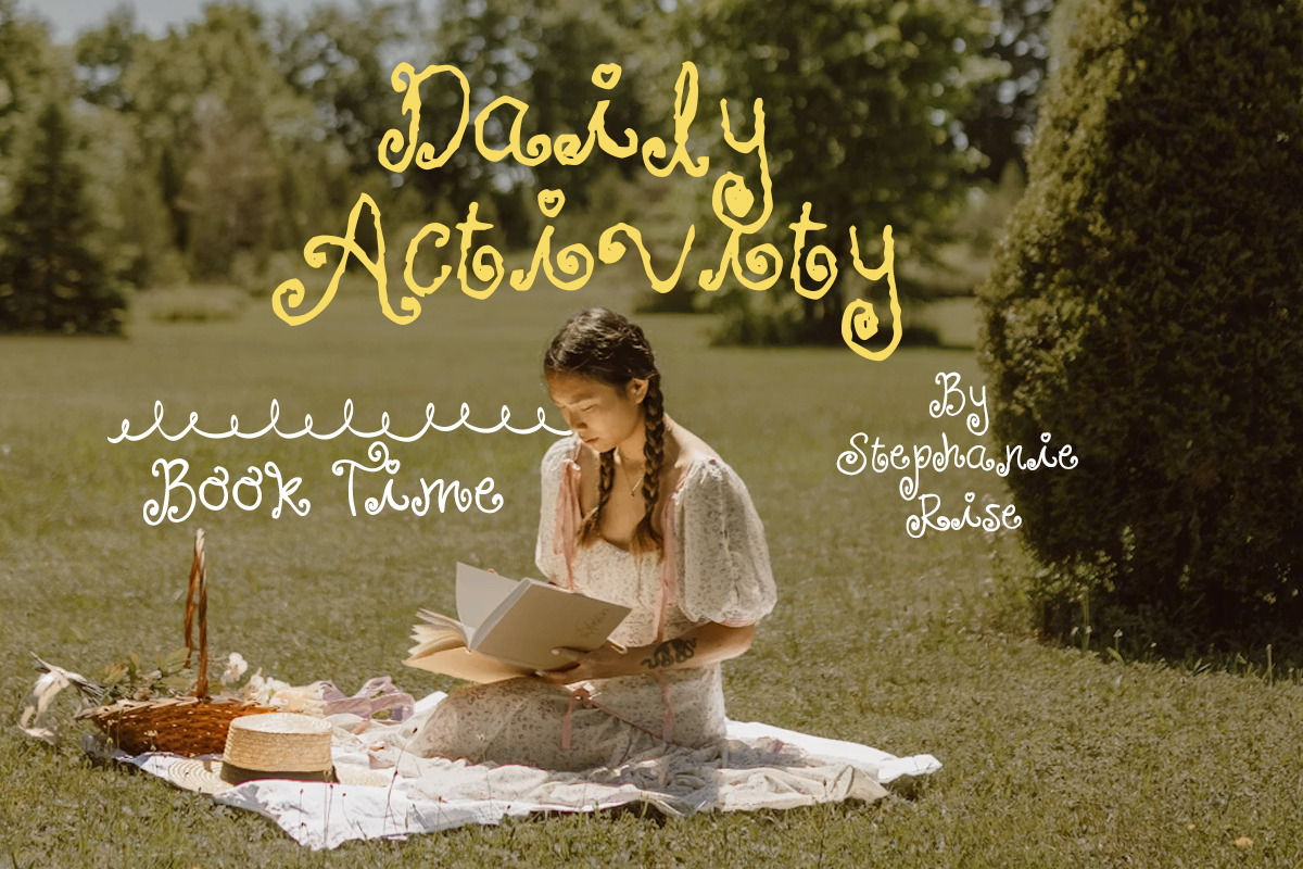 Crafted Storybook - Rough Curly Font, a Handwritten Font by Bale Type (Photo 5 of 12)