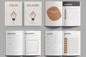 Daily Goals Planner Template