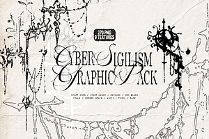 Cyber Sigilism Decorative Elements, an Object Graphic by Inartflow