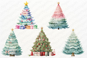 Cute Christmas Tree Clipart