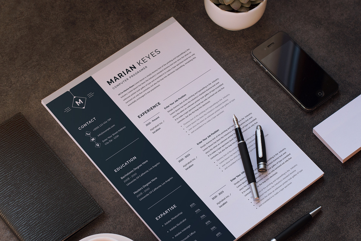Resume / CV, a Resume Template by Aspect_Studio (Photo 4 of 4)