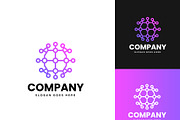Modern AI Neural Net Logo, a Branding & Logo Template by HueNestify (Thumbnail 2 of 3)