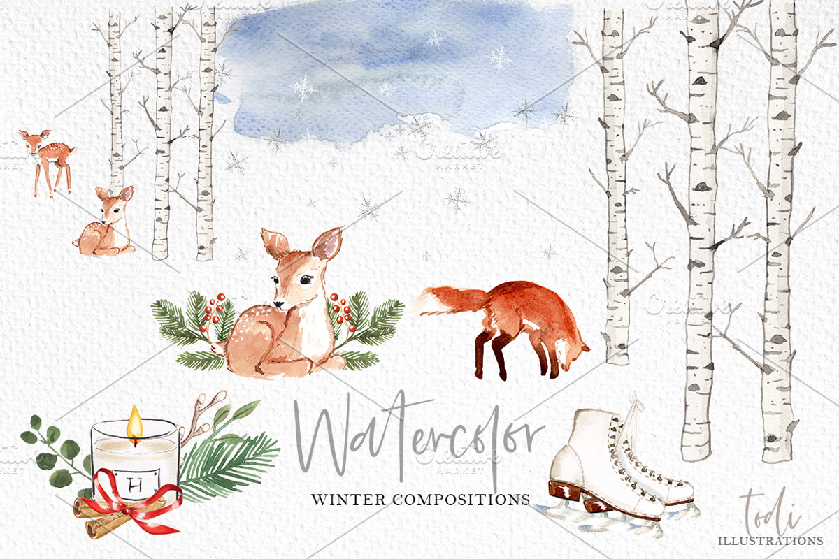 Baby It's Cold Outside, a Seasonal Illustration by creativeDi (Photo 4 of 8)