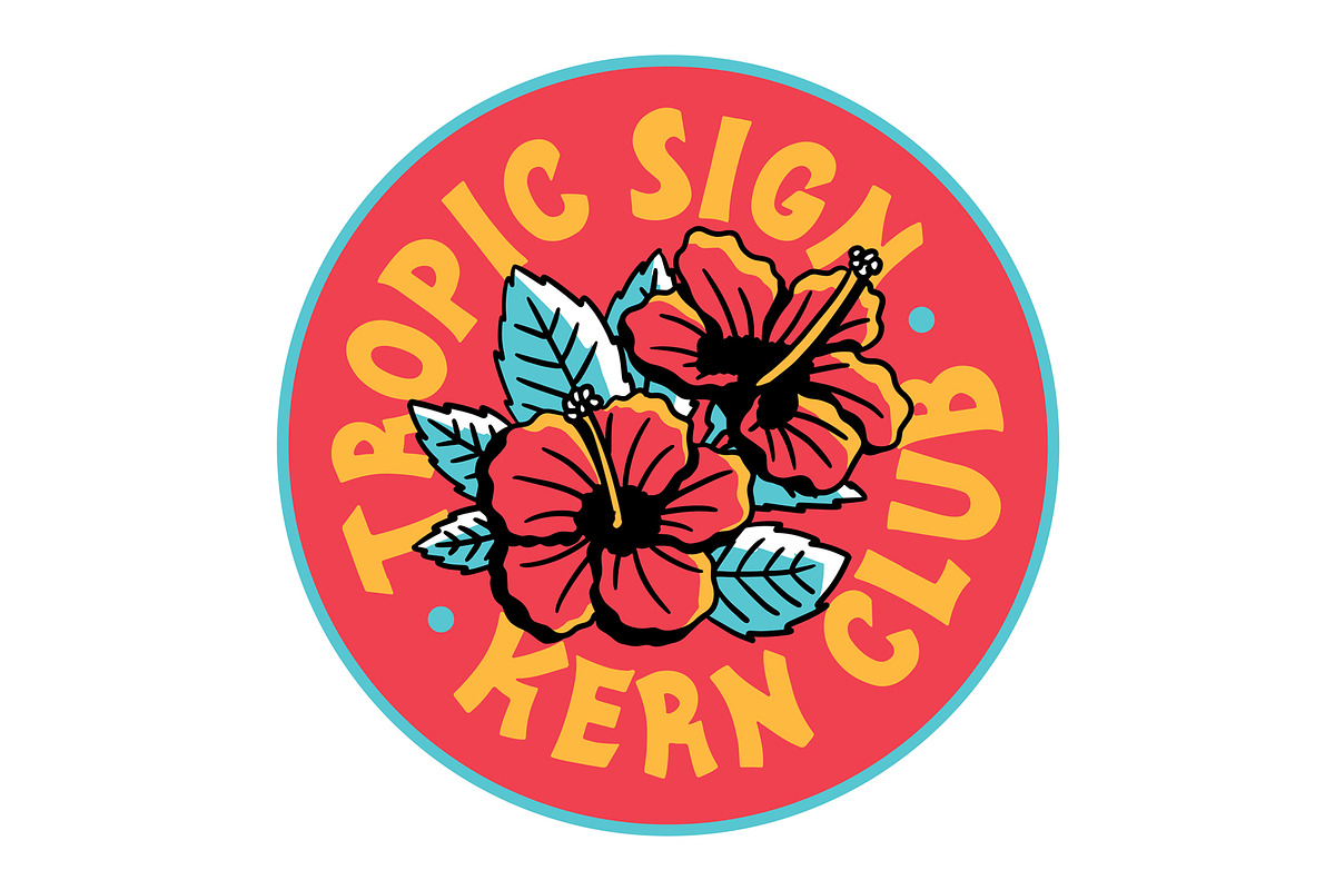 Tropic Sign Font, a Font by Kern Club (Photo 2 of 4)