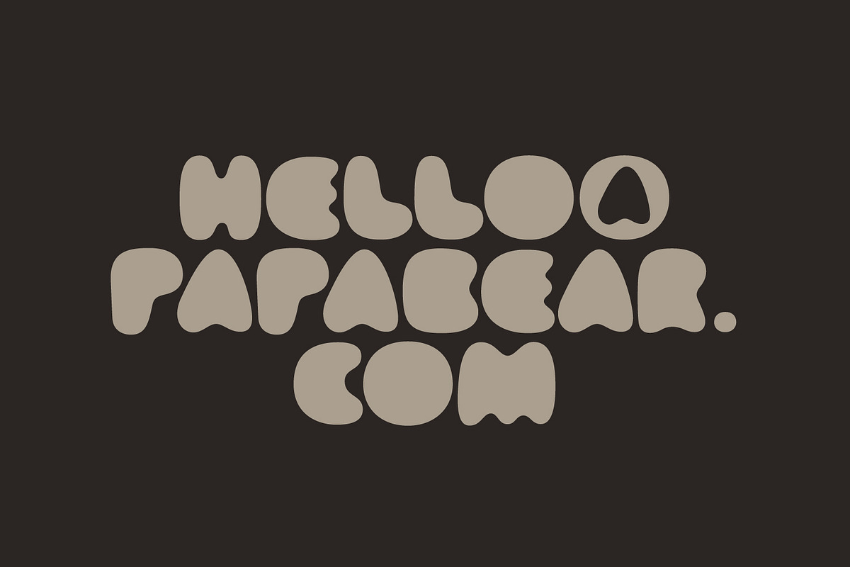 Papa Bear, a Font by Here  FF (Photo 6 of 15)