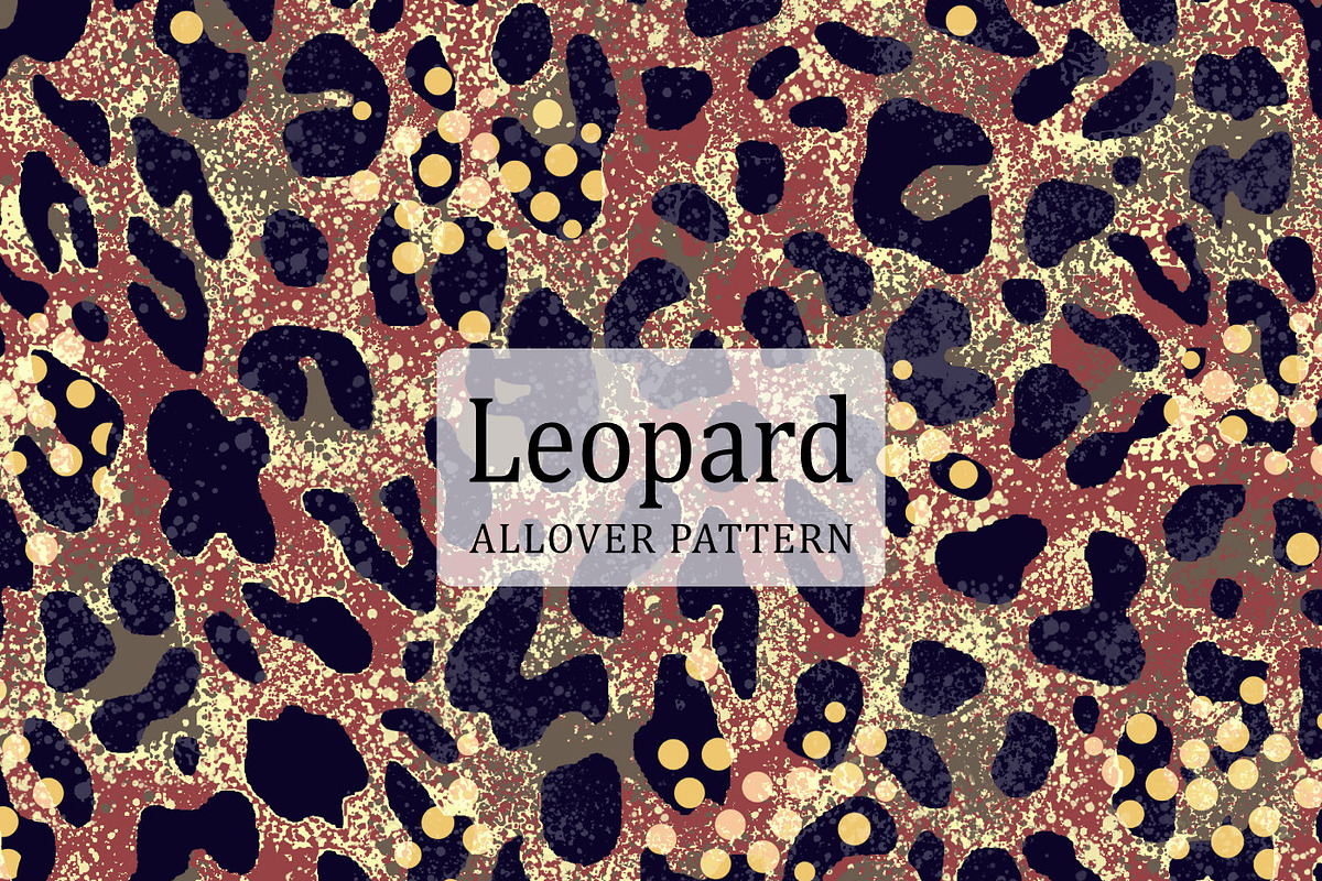 Modern Leopard Abstract Pattern, a Pattern Graphic by Gullenda (Photo 1 of 6)