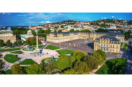 Schlossplatz in Stuttgart, Germany, an Architecture Photo by Nature and travel
