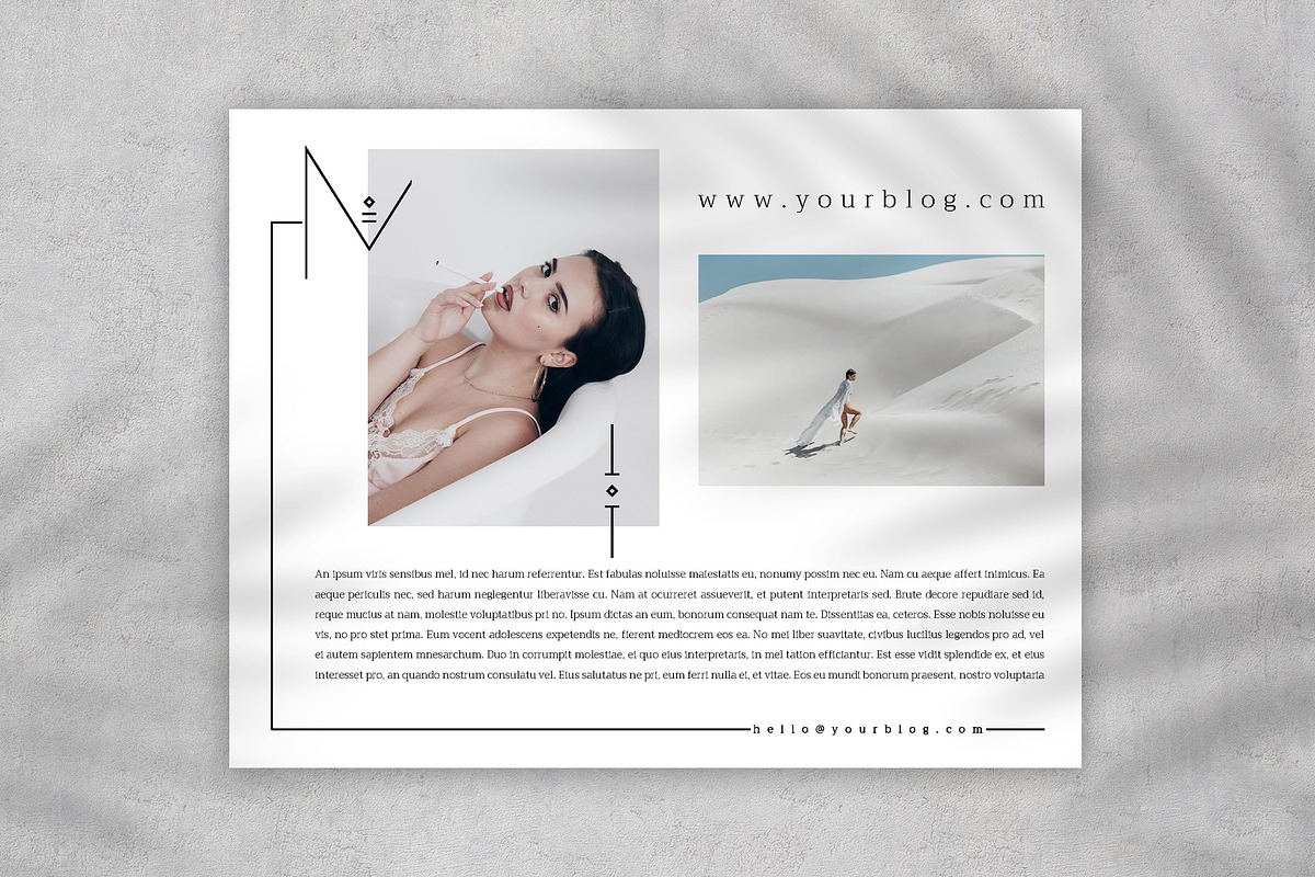 Media Kit Template, a Stationery Template by Eesome Design Studio (Photo 2 of 6)
