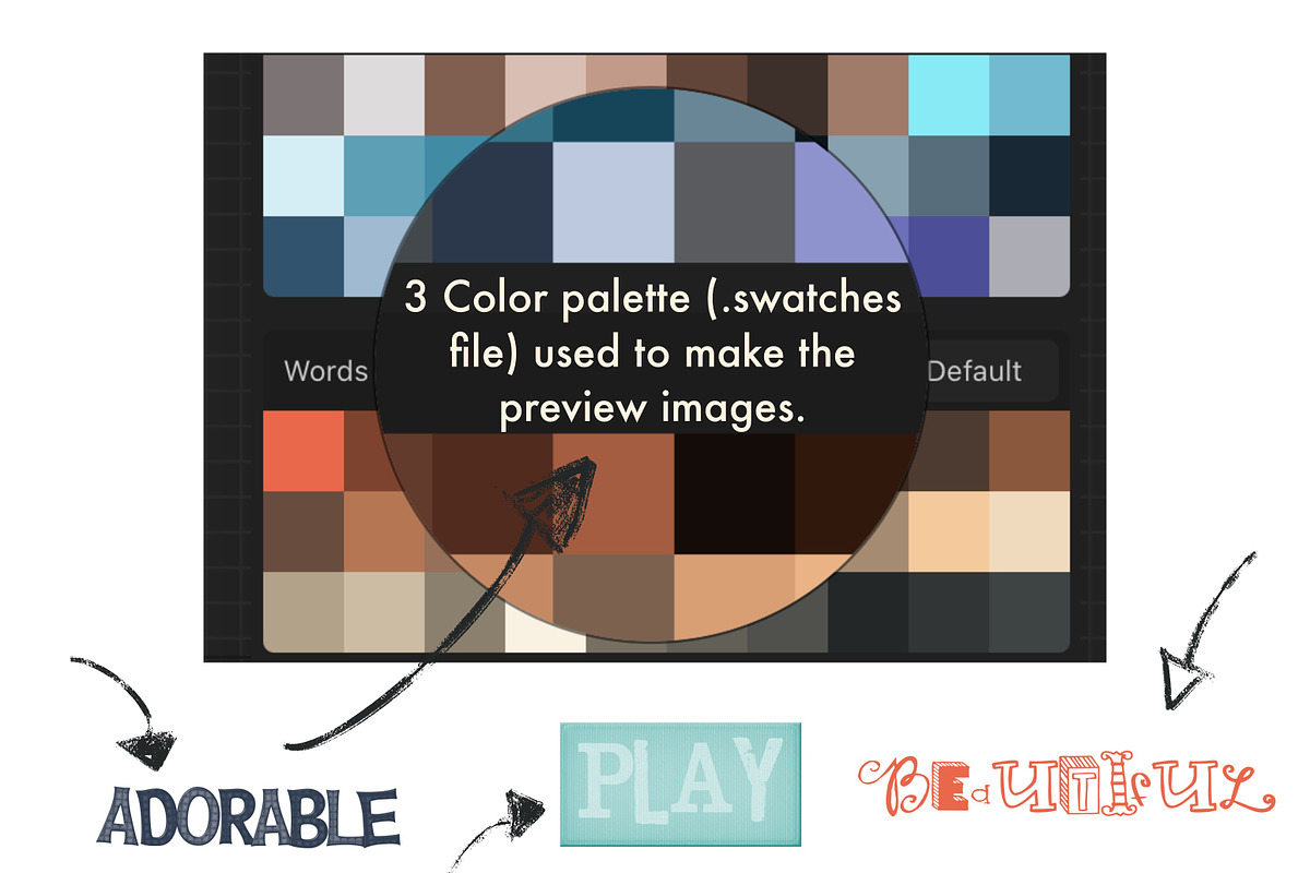 Procreate Stamp Brushes Words/Quotes, a Brush Add-On by Li Zamperini (Photo 7 of 7)