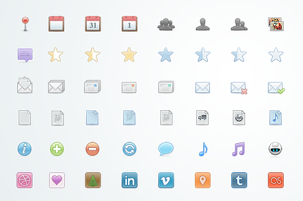 Srin - 105 Web Icons PSD