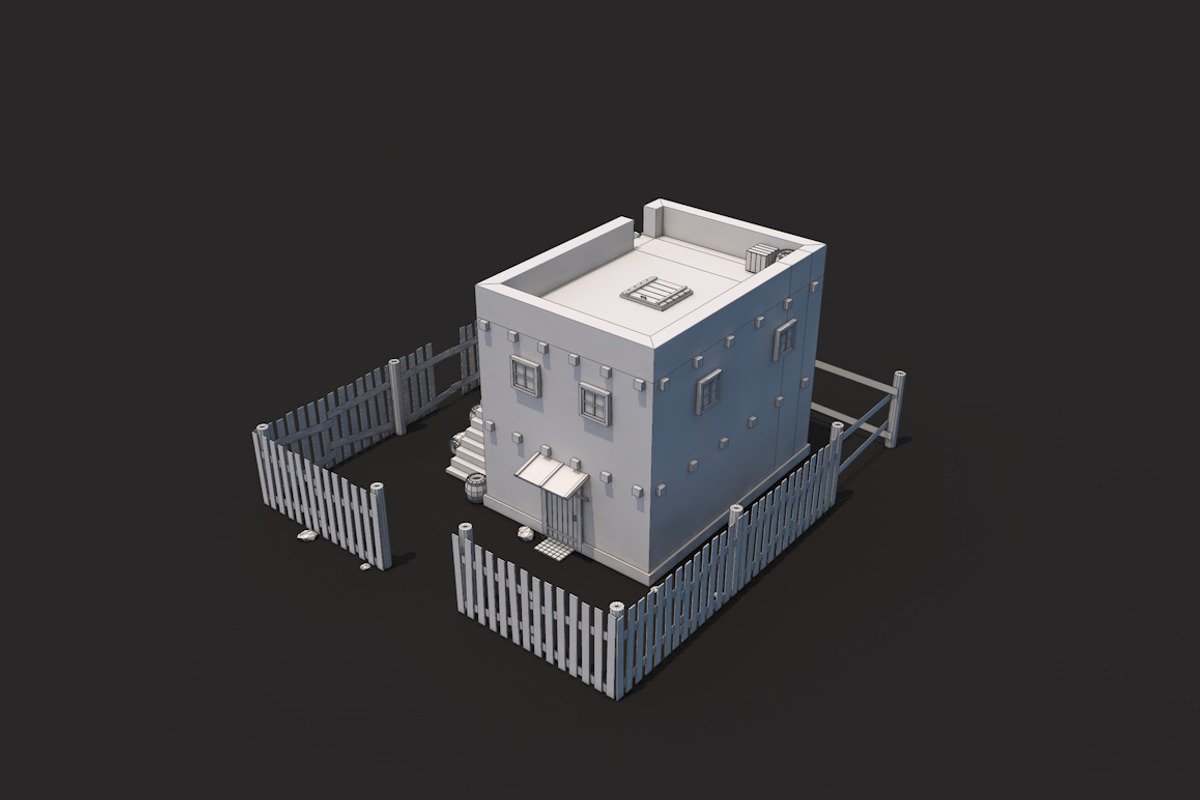 Low Poly Arab House, an Architecture 3D Model by CreativeeArt (Photo 8 of 8)