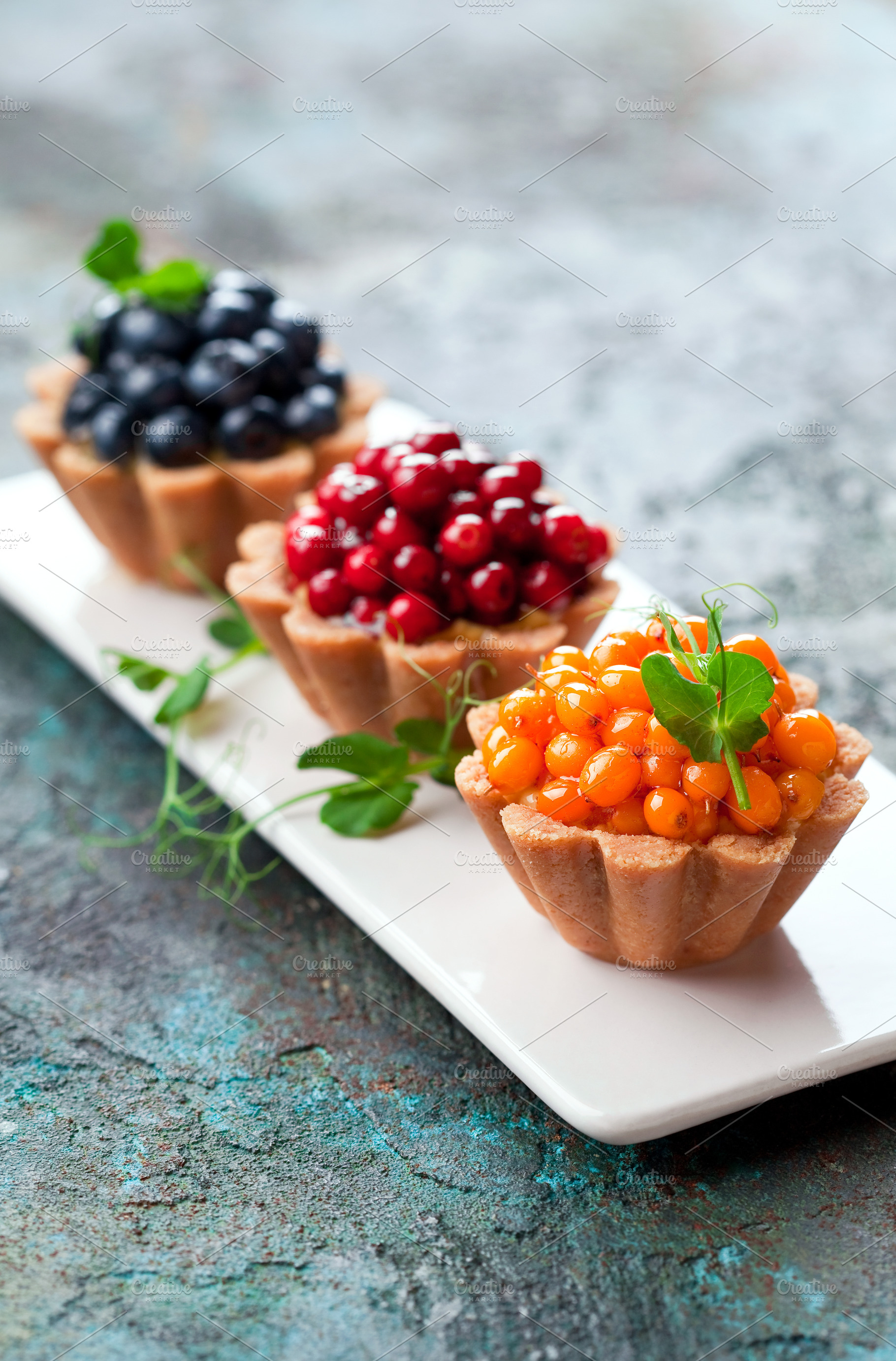 Healthy coconut tartlets with custar, a Food & Drink Photo by Y. A. Photo