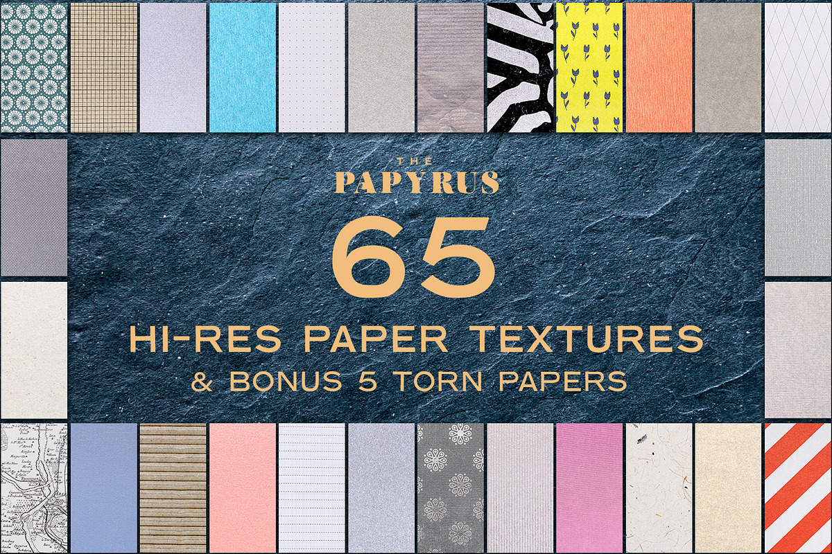 The Papyrus - 65 Paper Textures, a Texture Graphic by Madebyvadim (Photo 2 of 7)