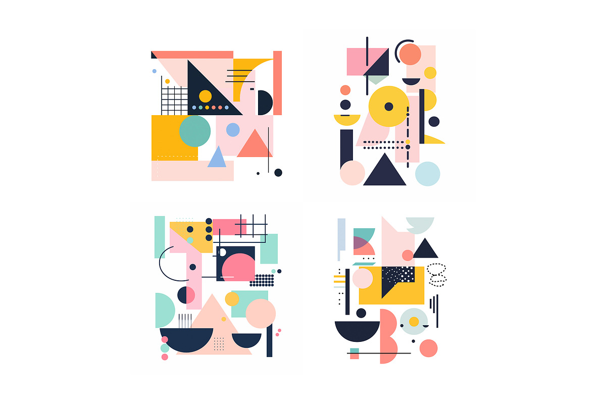 Geometric Shape Abstract Vector, a Background Graphic by Alternate Studio (Photo 6 of 6)