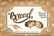 Bakery icons and calligraphy, a Food Illustration by Margo Miller (Thumbnail 12 of 30)