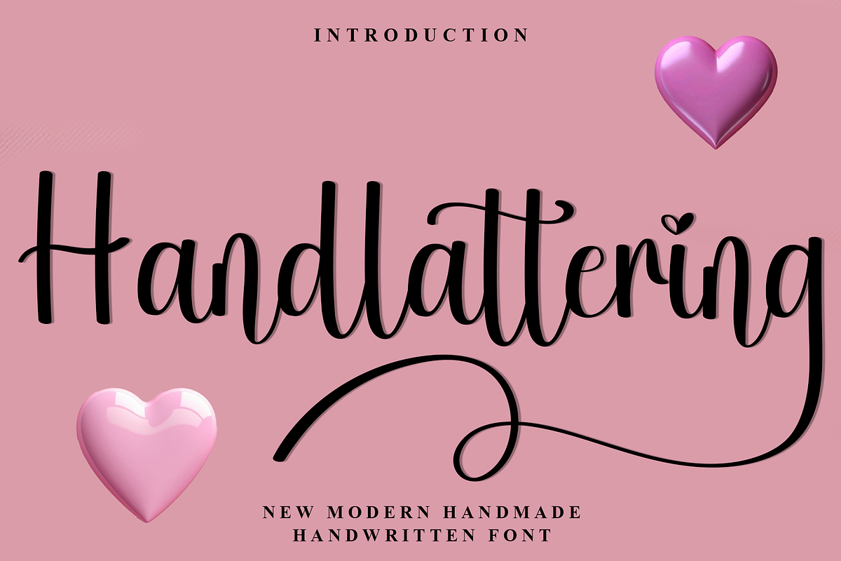 Handlattering, a Handwritten Font by FreshTypeINK (Photo 1 of 8)