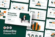 Onboarding Process Flow - PowerPoint, a Presentation Template by Iqsiart Studio (Thumbnail 1 of 3)