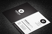 Clean Vertical Business Card, a Business Card Template by Verazo (Thumbnail 3 of 3)