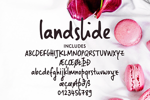 Landslide Handwritten Sans Font