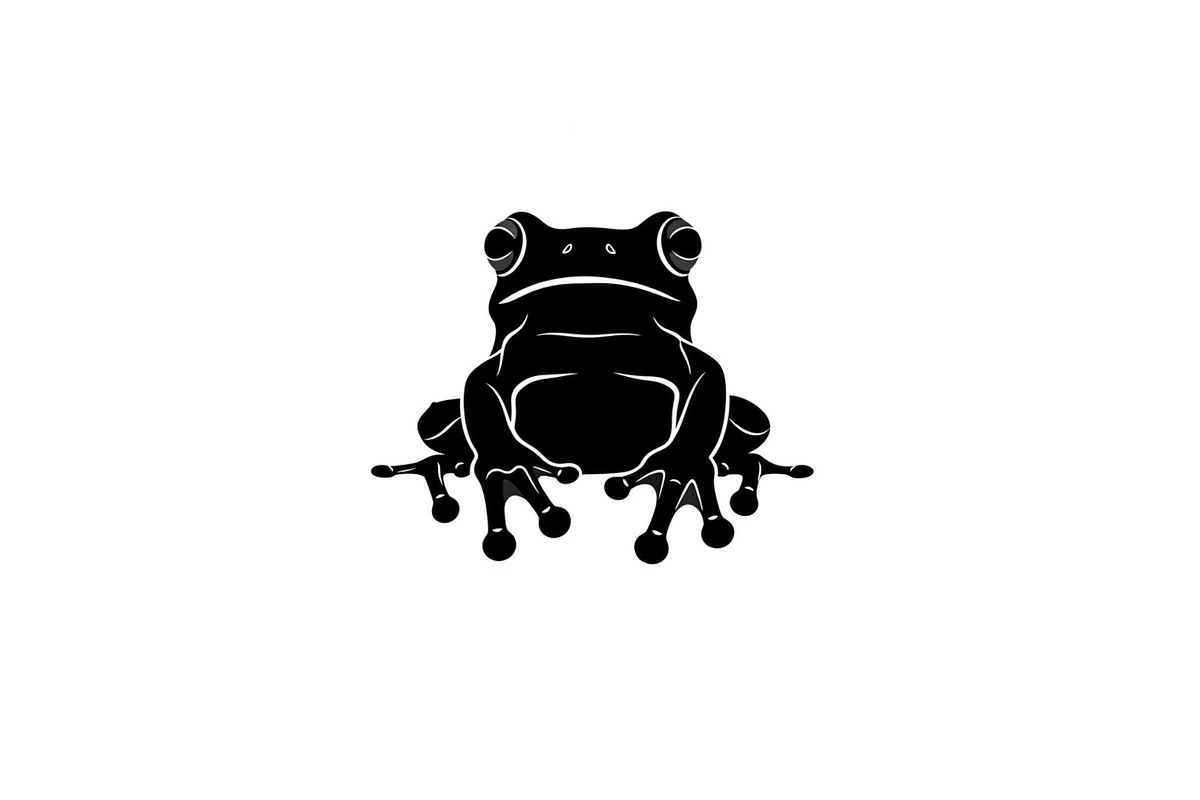 Frog Silhouette Vector Bundle, an Illustration by jahid234 (Photo 4 of 46)