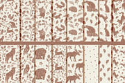 Linocut Animals rustic patterns, an Animal Illustration by Carpet Tapete Pretzel (Thumbnail 3 of 17)