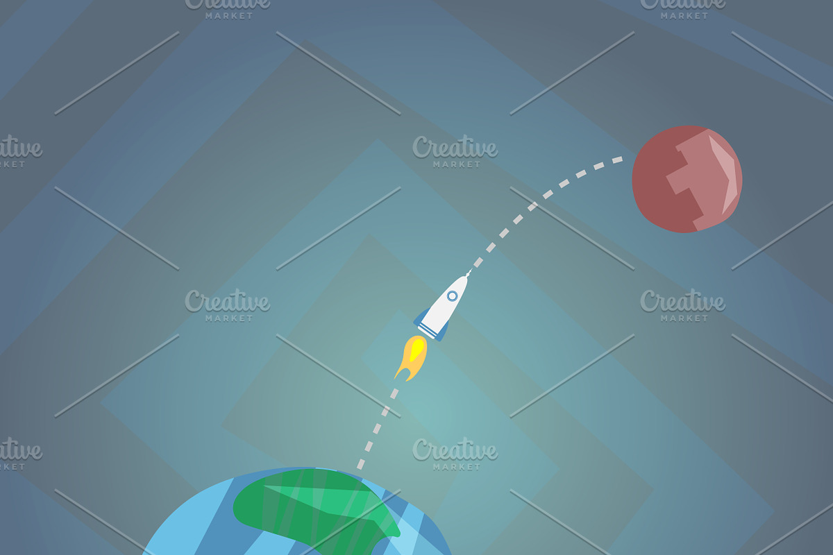 Space traveling, an Illustration by Funky corner (Photo 2 of 2)