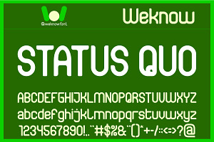 Status Quo font