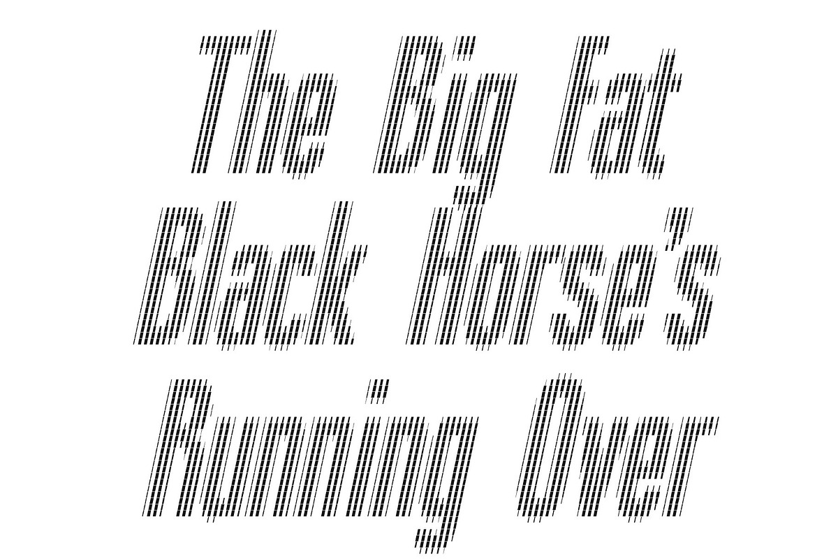 Blonden Slitscan, a Sans Serif Font by Craft Supply Co. (Photo 5 of 8)