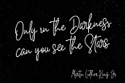 White Star - Chic Handwritten Font, a Script Font by din-studio.com (Thumbnail 2 of 8)