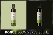 Olive Oil Bottle Mockup, a Packaging Mockup by AY Mock-Ups (Thumbnail 3 of 10)