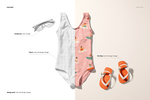 Baby Swimsuit Mockup Set 26/LFv.2