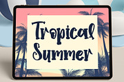 Hello Beach, a Script Font by Letterara (Thumbnail 2 of 6)