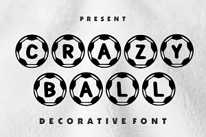 Crazy Ball, a Symbol Font by Fourteen Letter