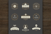36 Restaurant Logos and Badges, a Branding & Logo Template by Vasya Kobelev (Thumbnail 13 of 18)